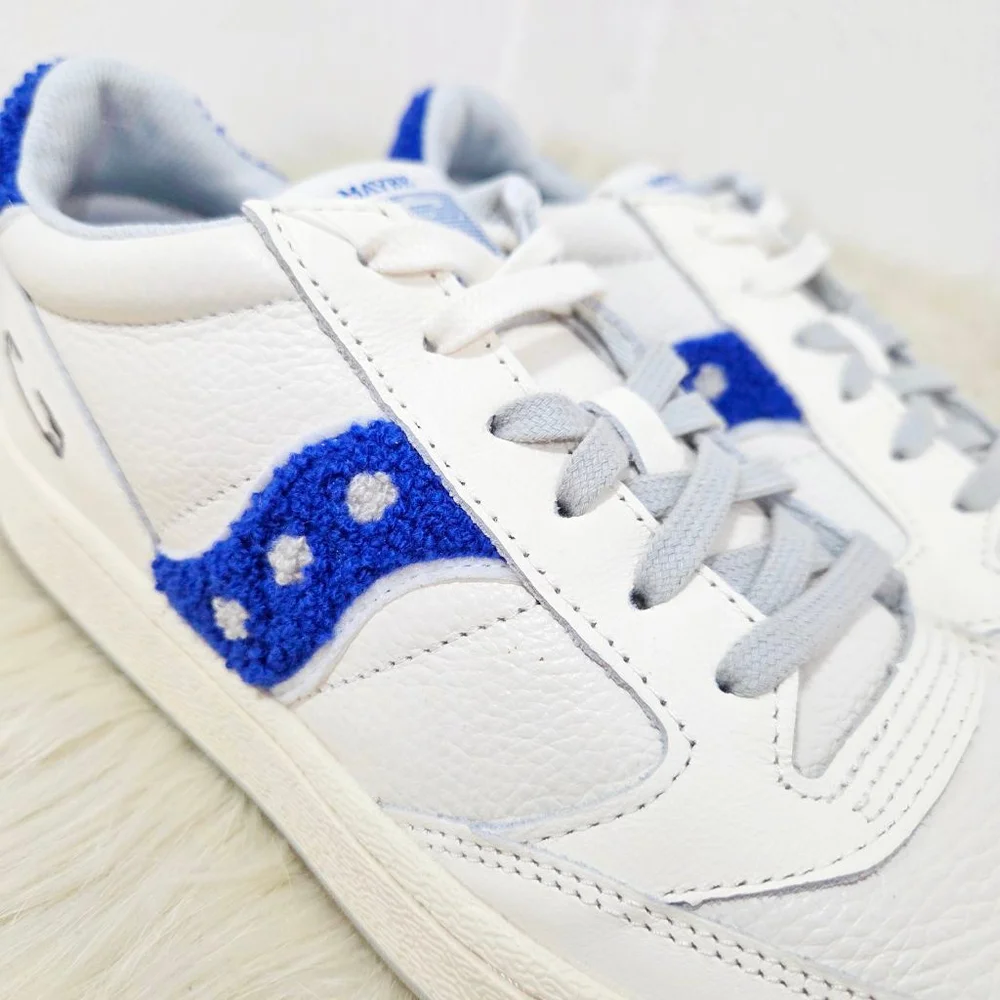 Maybe Tomorrow x Saucony Jazz Court sneakers Varsity royal blue low top 7 NWOB